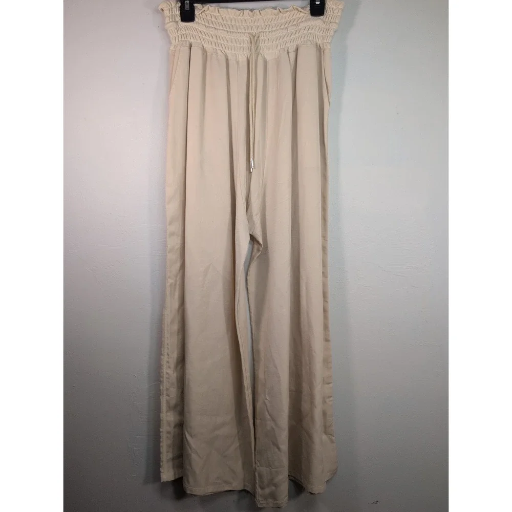 Free people FP Movement wide leg pants Small Beige